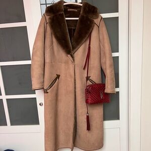 Sawyer supreme quality featherweight fur suede jacket